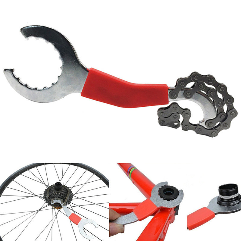 Bicycle maintenance tool set
