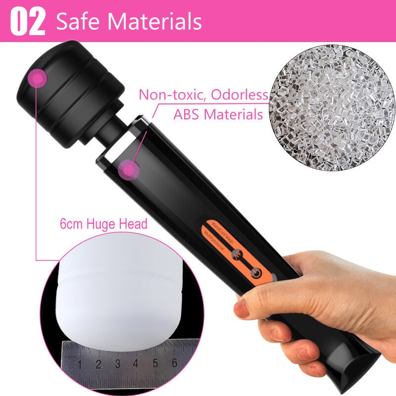 Massager Wand - Full Body Magic Therapy Motor - USB Rechargeable