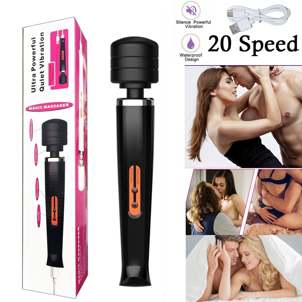 Massager Wand - Full Body Magic Therapy Motor - USB Rechargeable